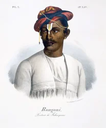 Rangani, un porteur de litière, 1827-35